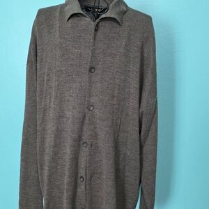 Bachrach gray Button-Up Cardigan